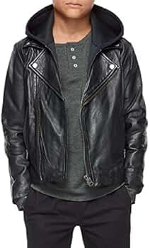 Amazon.com: Xtreem Leather Kids Motorcycle Jacket - Genuine